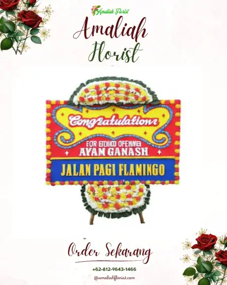 Sewa Papan Bunga Jagara